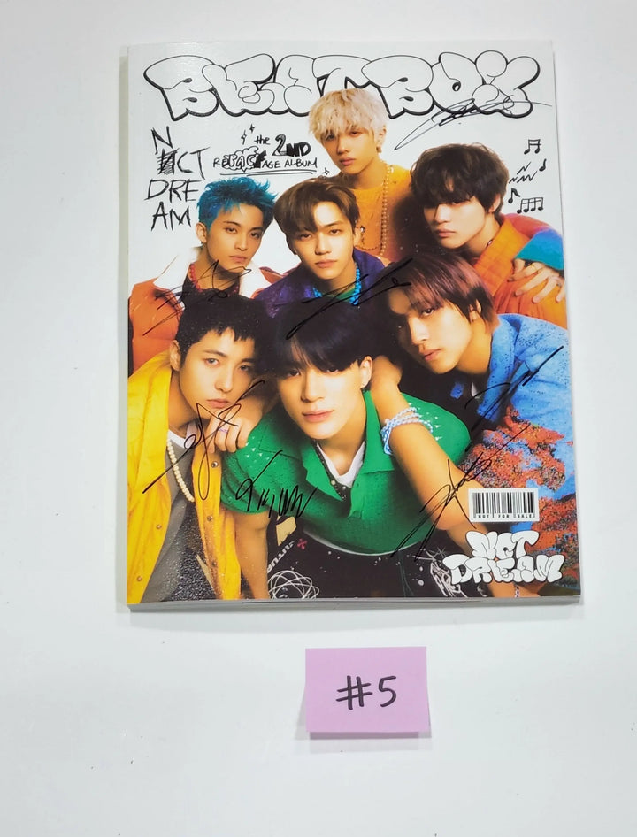 NCT Dream 'Beatbox' - Hand Autographed(Signed) Promo Album - Must Read! - HALLYUSUPERSTORE