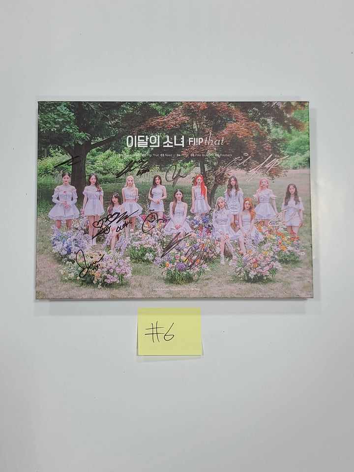 LOONA "Flip That" Summer Special Mini Album - Hand Autographed(Signed) Promo Album - HALLYUSUPERSTORE