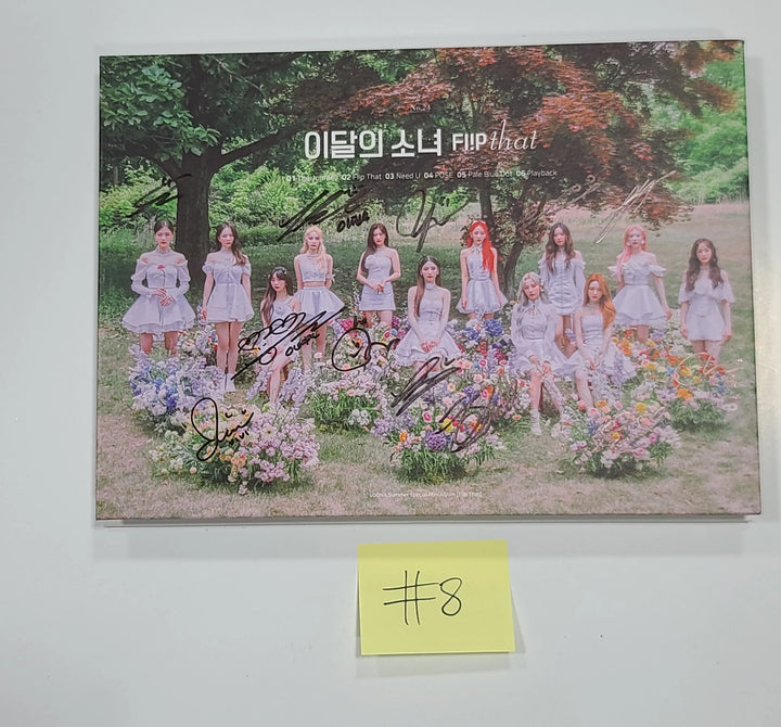 LOONA "Flip That" Summer Special Mini Album - Hand Autographed(Signed) Promo Album - HALLYUSUPERSTORE