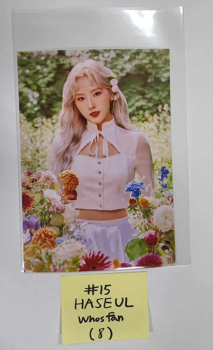 LOONA "Flip That" Summer Special Mini Album - Whos Fan Cafe Luckydraw Event Photocard, 4 x 6 Photo - HALLYUSUPERSTORE