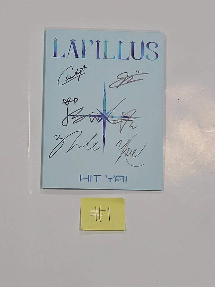 lapillus "HIT YA!" 1st Digital Single Album - Hand Autographed(Signed) Promo Album - HALLYUSUPERSTORE