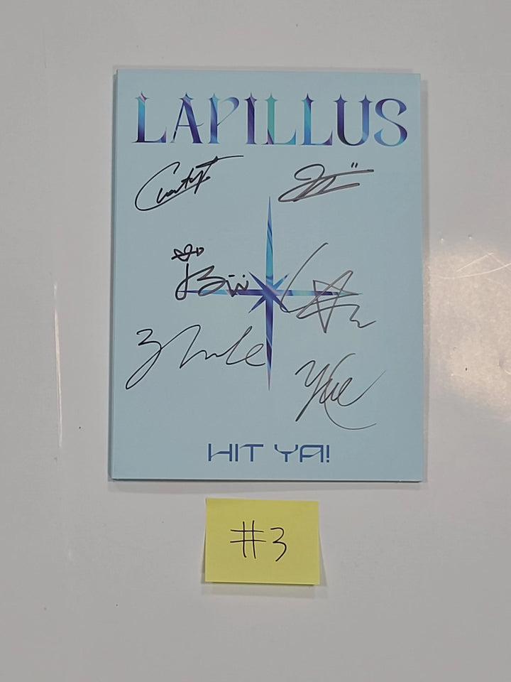 lapillus "HIT YA!" 1st Digital Single Album - Hand Autographed(Signed) Promo Album - HALLYUSUPERSTORE
