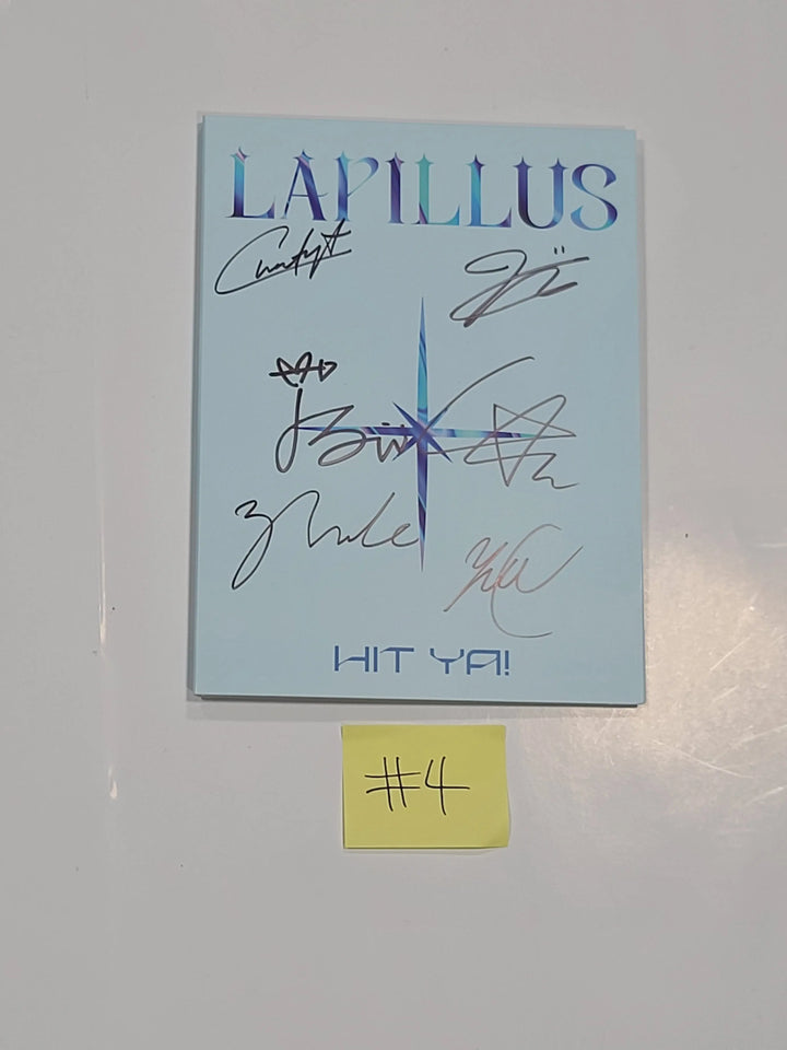 lapillus "HIT YA!" 1st Digital Single Album - Hand Autographed(Signed) Promo Album - HALLYUSUPERSTORE