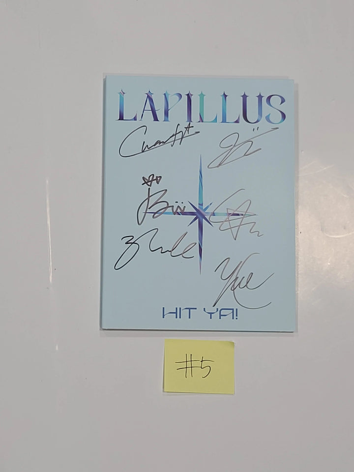 lapillus "HIT YA!" 1st Digital Single Album - Hand Autographed(Signed) Promo Album - HALLYUSUPERSTORE