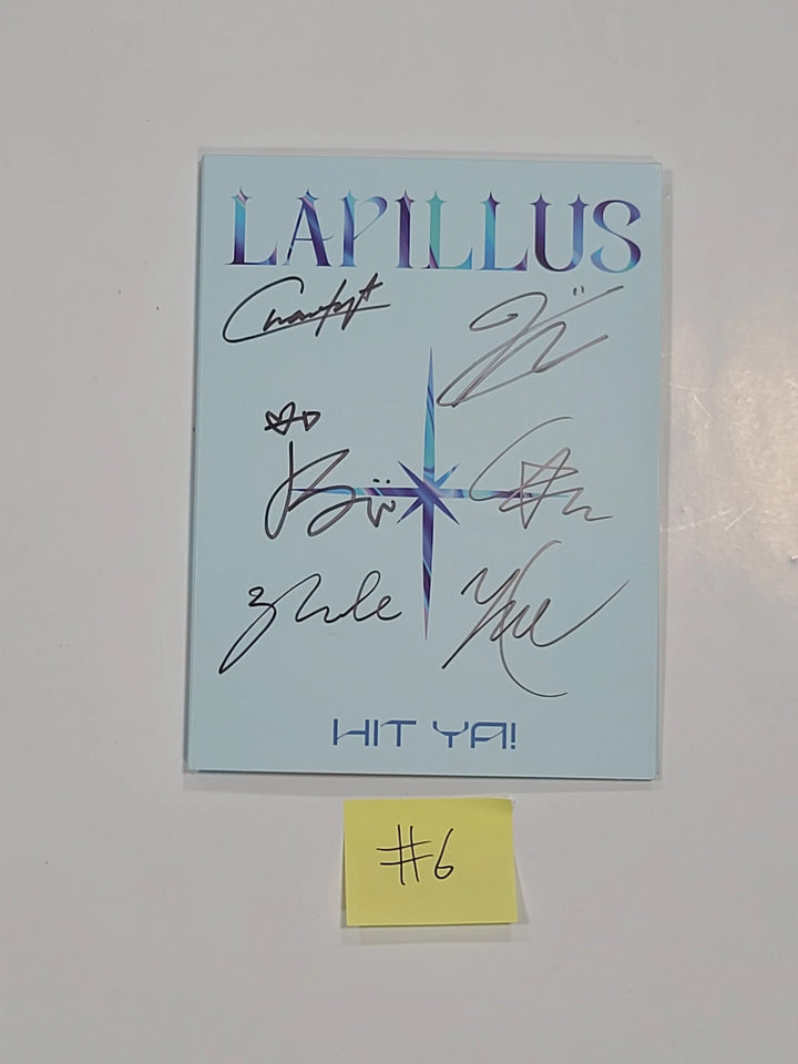 lapillus "HIT YA!" 1st Digital Single Album - Hand Autographed(Signed) Promo Album - HALLYUSUPERSTORE