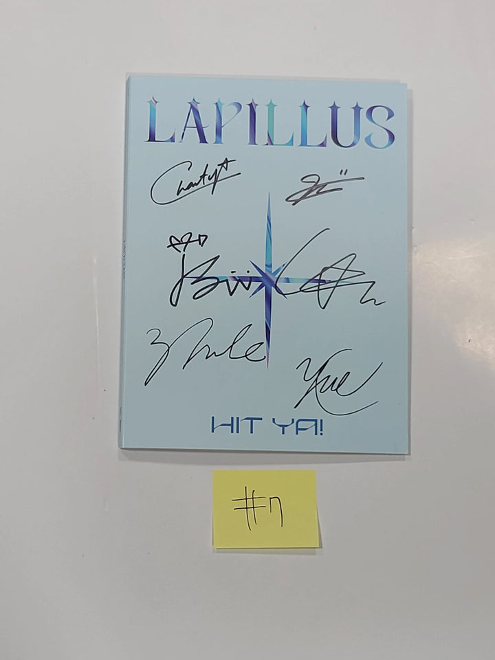 lapillus "HIT YA!" 1st Digital Single Album - Hand Autographed(Signed) Promo Album - HALLYUSUPERSTORE