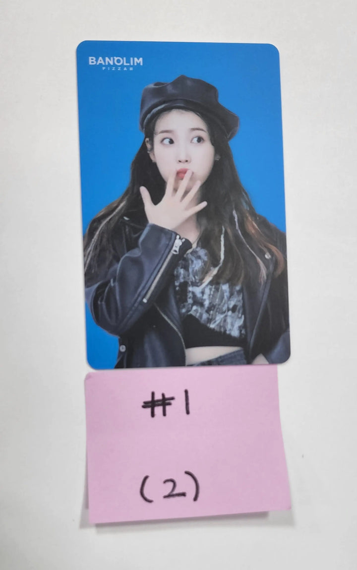 IU - BANOLIM PIZZA EVENT PVC AR Photocard Round 2 - HALLYUSUPERSTORE