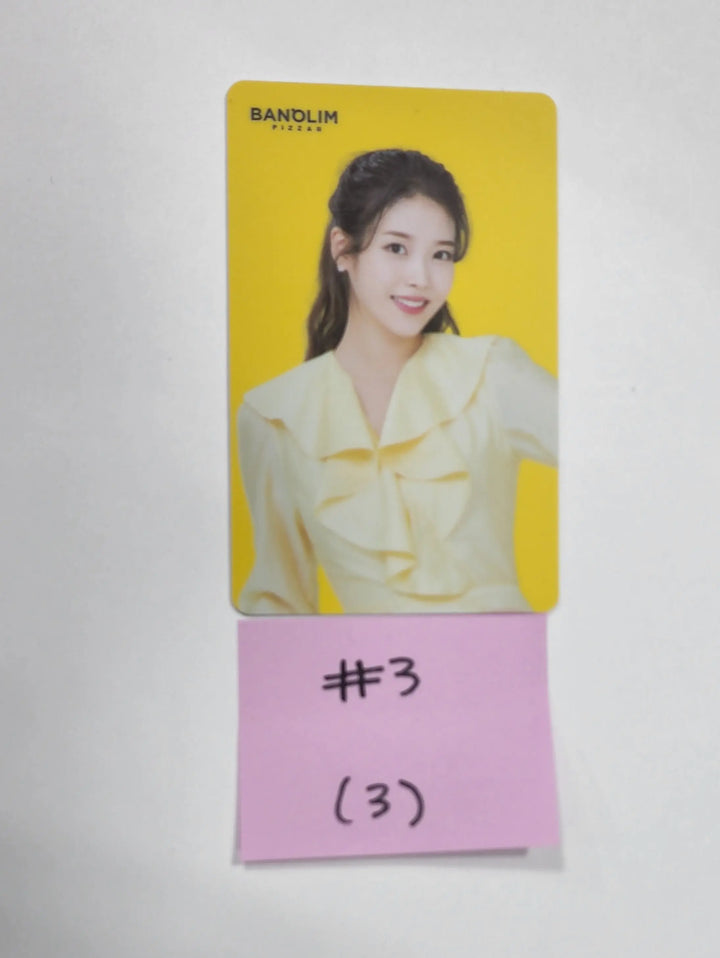 IU - BANOLIM PIZZA EVENT PVC AR Photocard Round 2 - HALLYUSUPERSTORE