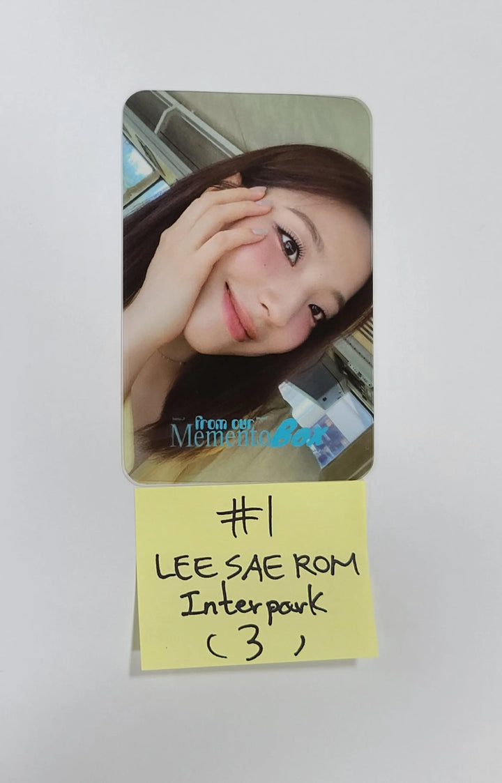 Fromis_9 "from our Memento Box" - Interpark Pre-Order Benefit Transparent PVC Photocard - HALLYUSUPERSTORE