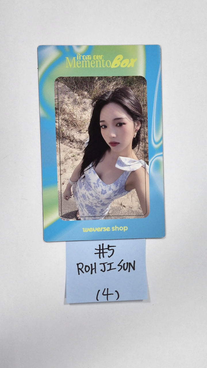 Fromis_9 "from our Memento Box" - Weverse Shop Pre-Order Benefit Magnet + Photocard Set - HALLYUSUPERSTORE