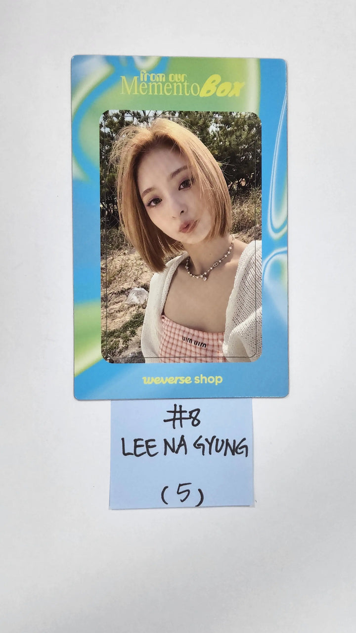 Fromis_9 "from our Memento Box" - Weverse Shop Pre-Order Benefit Magnet + Photocard Set - HALLYUSUPERSTORE