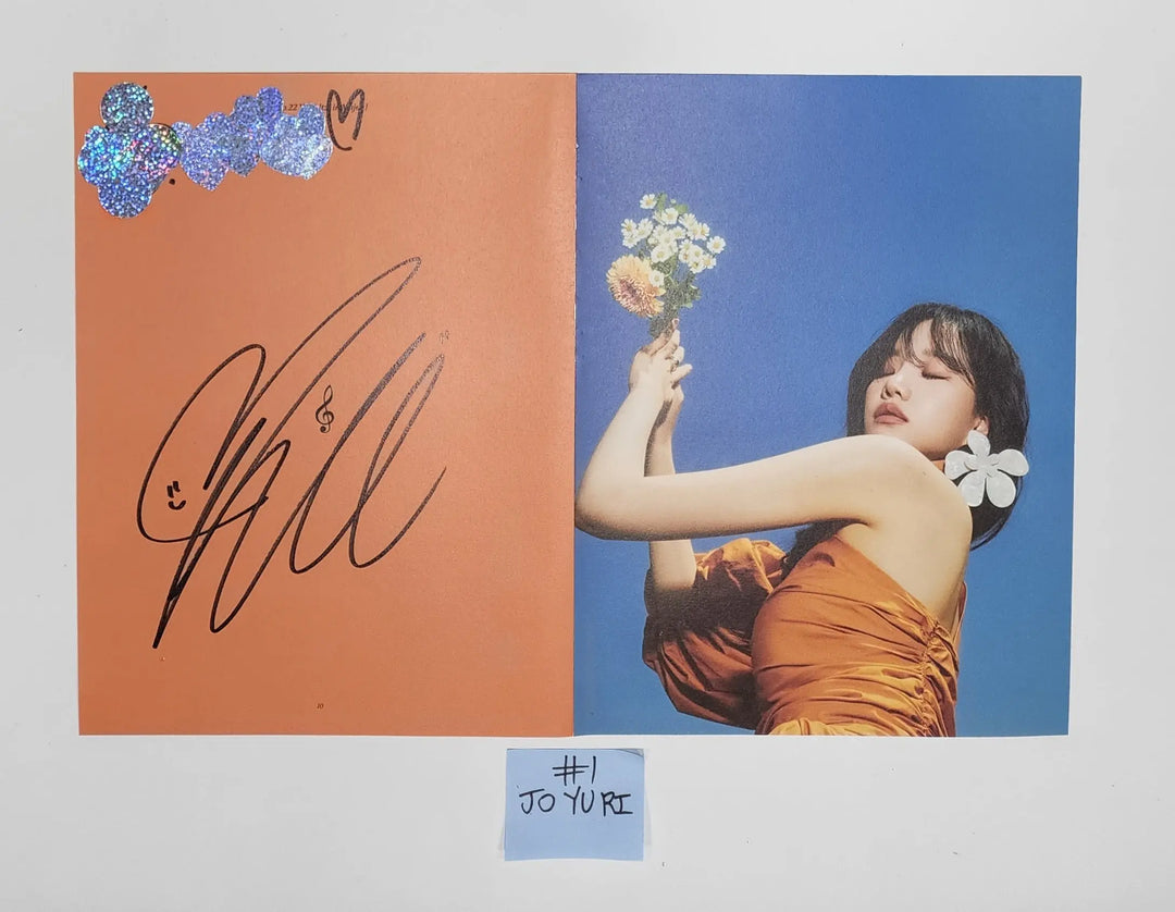 JO YURI (Of IZONE) ‘Op.22 Y-Waltz : in Major’  - A Cut Page From Fansign Event Album Photo - HALLYUSUPERSTORE