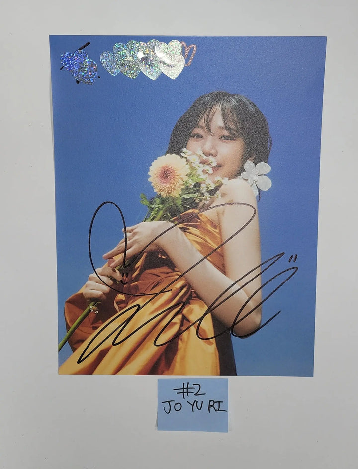JO YURI (Of IZONE) ‘Op.22 Y-Waltz : in Major’  - A Cut Page From Fansign Event Album Photo - HALLYUSUPERSTORE