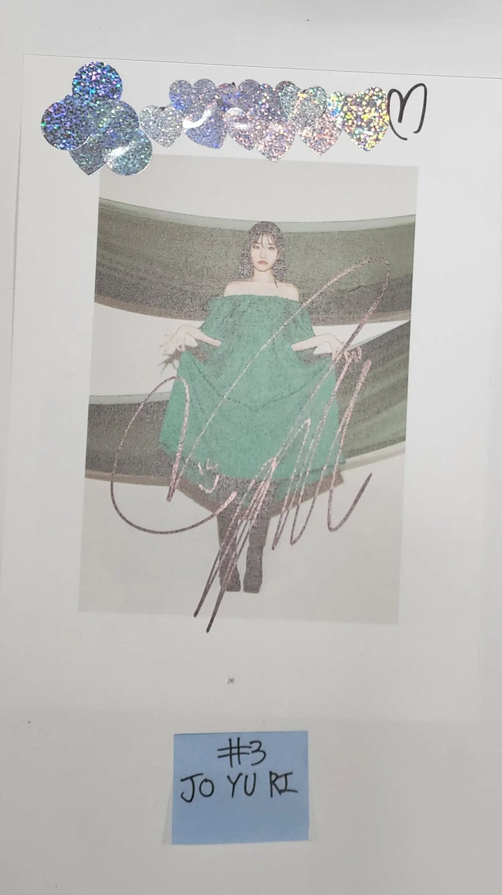 JO YURI (Of IZONE) ‘Op.22 Y-Waltz : in Major’  - A Cut Page From Fansign Event Album Photo - HALLYUSUPERSTORE
