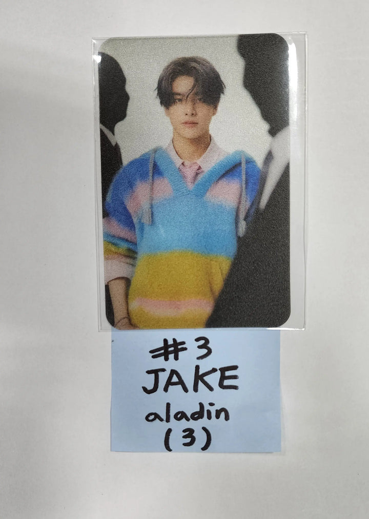 ENHYPEN "MANIFESTO : DAY 1" - Aladin Pre-Order Benefit Transparent Slim PVC Photocard, Sticker Set (2EA) - HALLYUSUPERSTORE