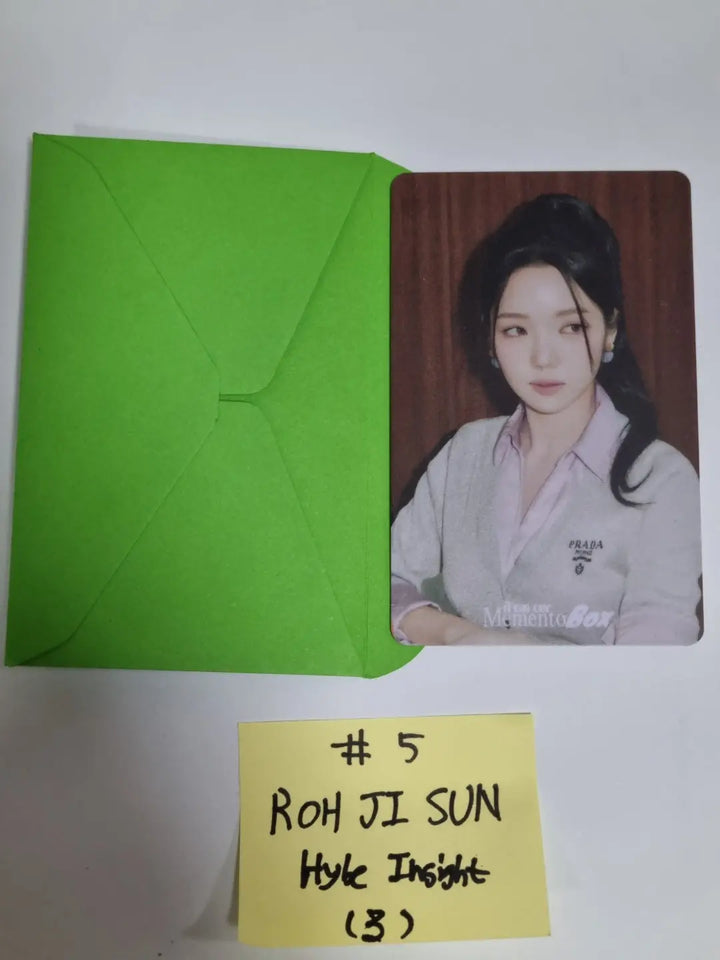 Fromis_9 "from our Memento Box" - Hybe Insight Event PVC Photocard - HALLYUSUPERSTORE