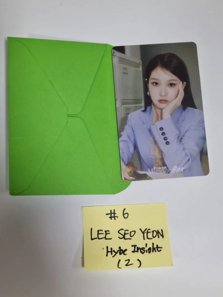 Fromis_9 "from our Memento Box" - Hybe Insight Event PVC Photocard - HALLYUSUPERSTORE