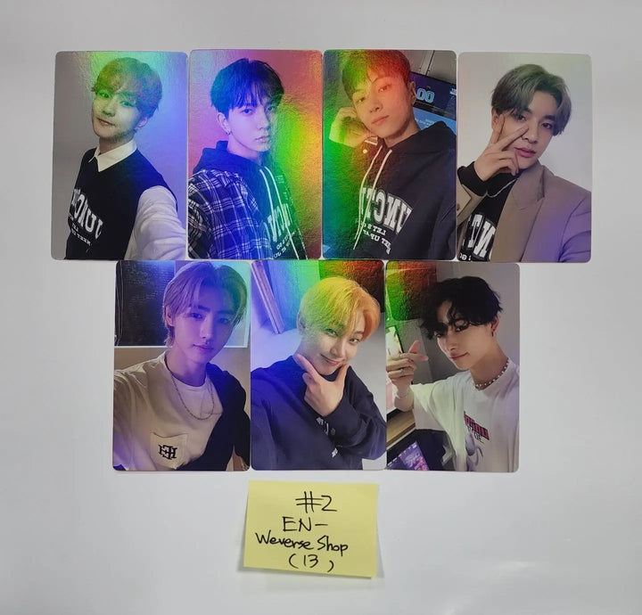 ENHYPEN "MANIFESTO : DAY 1" - Weverse Shop Photocards Set (7EA) - HALLYUSUPERSTORE