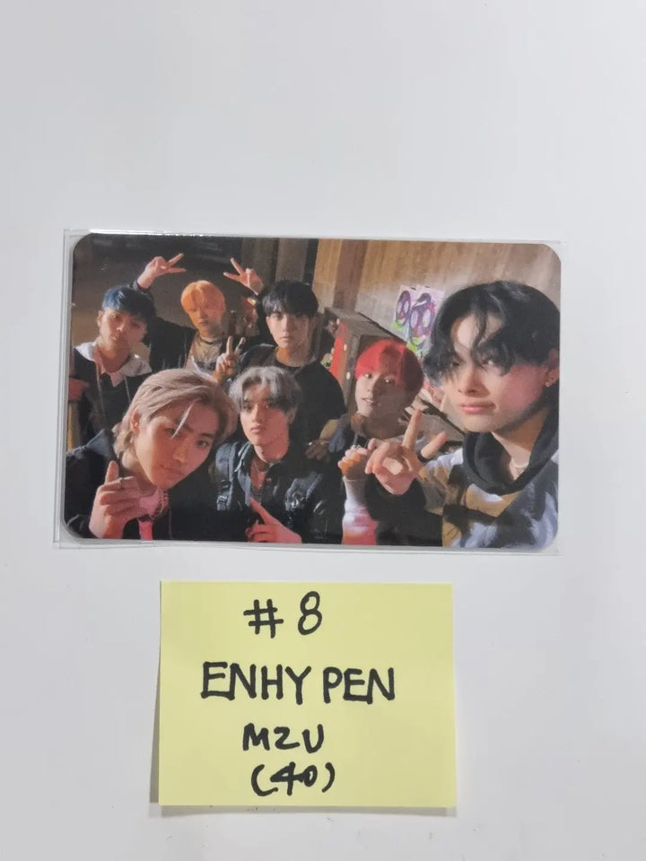 ENHYPEN "MANIFESTO : DAY 1" -Sound-Wave, M2U, PowerStation Lucky Draw Slim PVC Photocard - HALLYUSUPERSTORE