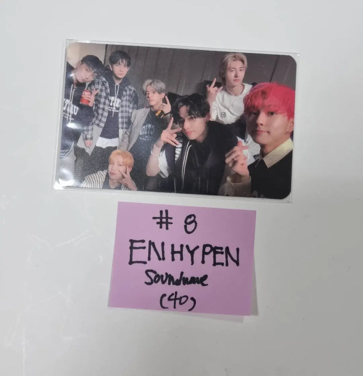ENHYPEN "MANIFESTO : DAY 1" -Sound-Wave, M2U, PowerStation Lucky Draw Slim PVC Photocard - HALLYUSUPERSTORE