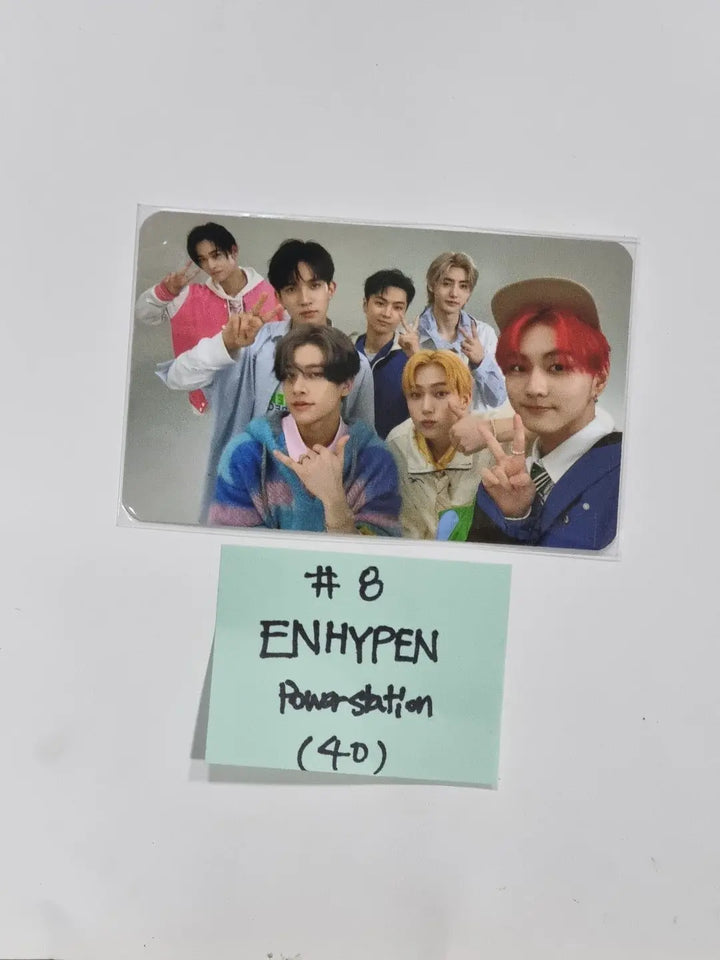 ENHYPEN "MANIFESTO : DAY 1" -Sound-Wave, M2U, PowerStation Lucky Draw Slim PVC Photocard - HALLYUSUPERSTORE