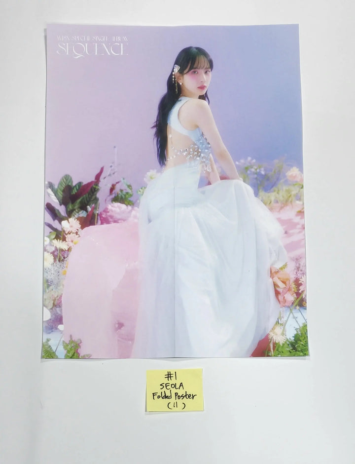 WJSN "Sequence" - Official Folded Poster, Sticker - HALLYUSUPERSTORE