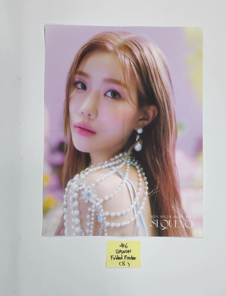 WJSN "Sequence" - Official Folded Poster, Sticker - HALLYUSUPERSTORE