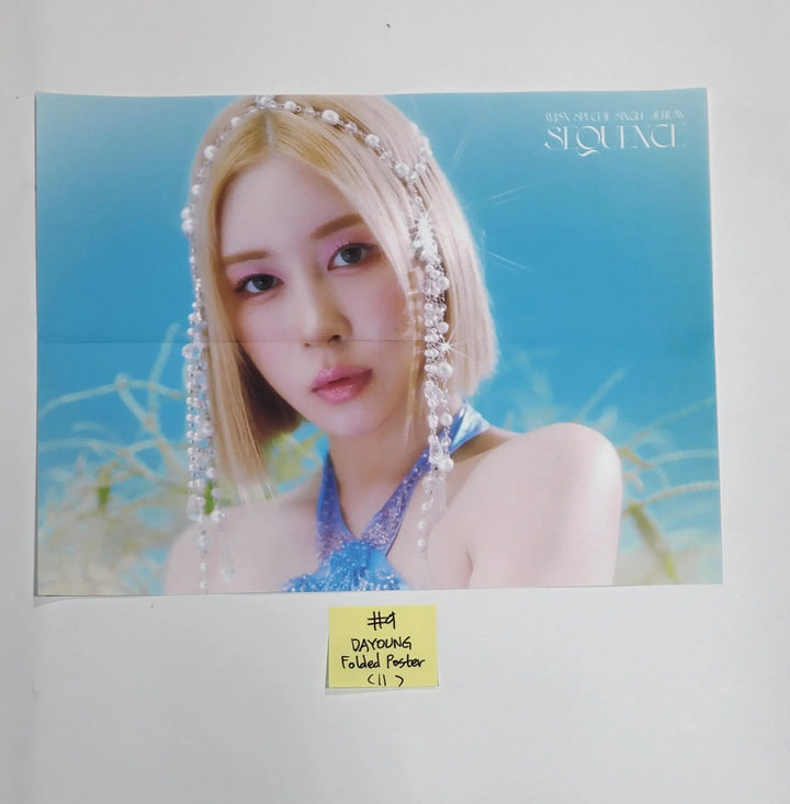 WJSN "Sequence" - Official Folded Poster, Sticker - HALLYUSUPERSTORE
