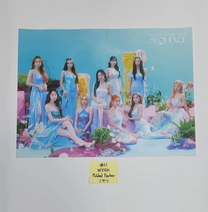 WJSN "Sequence" - Official Folded Poster, Sticker - HALLYUSUPERSTORE