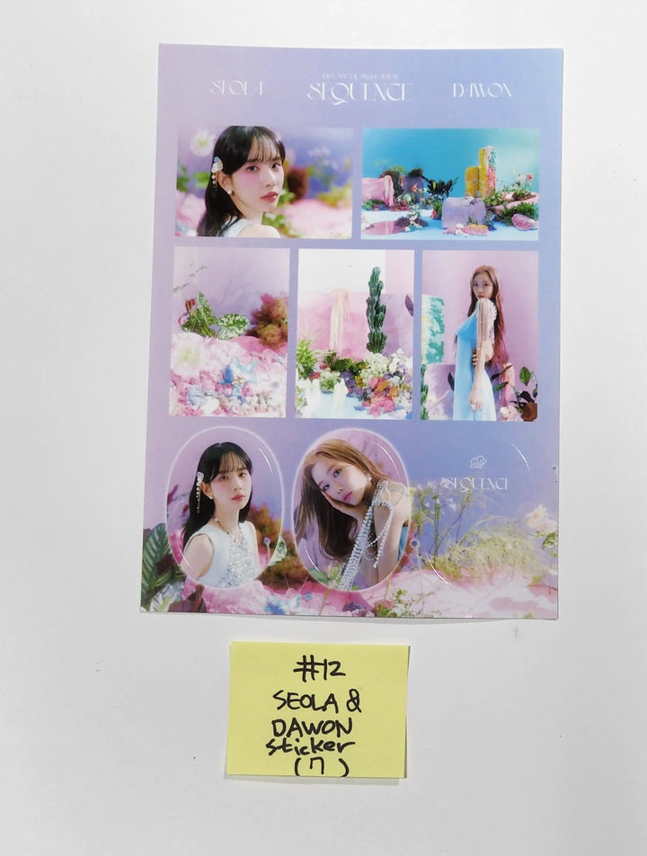 WJSN "Sequence" - Official Folded Poster, Sticker - HALLYUSUPERSTORE