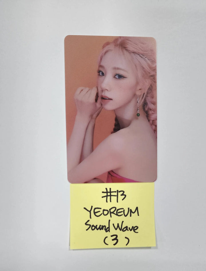 WJSN "Sequence" - Soundwave Lucky Draw Event PVC Photocard - HALLYUSUPERSTORE