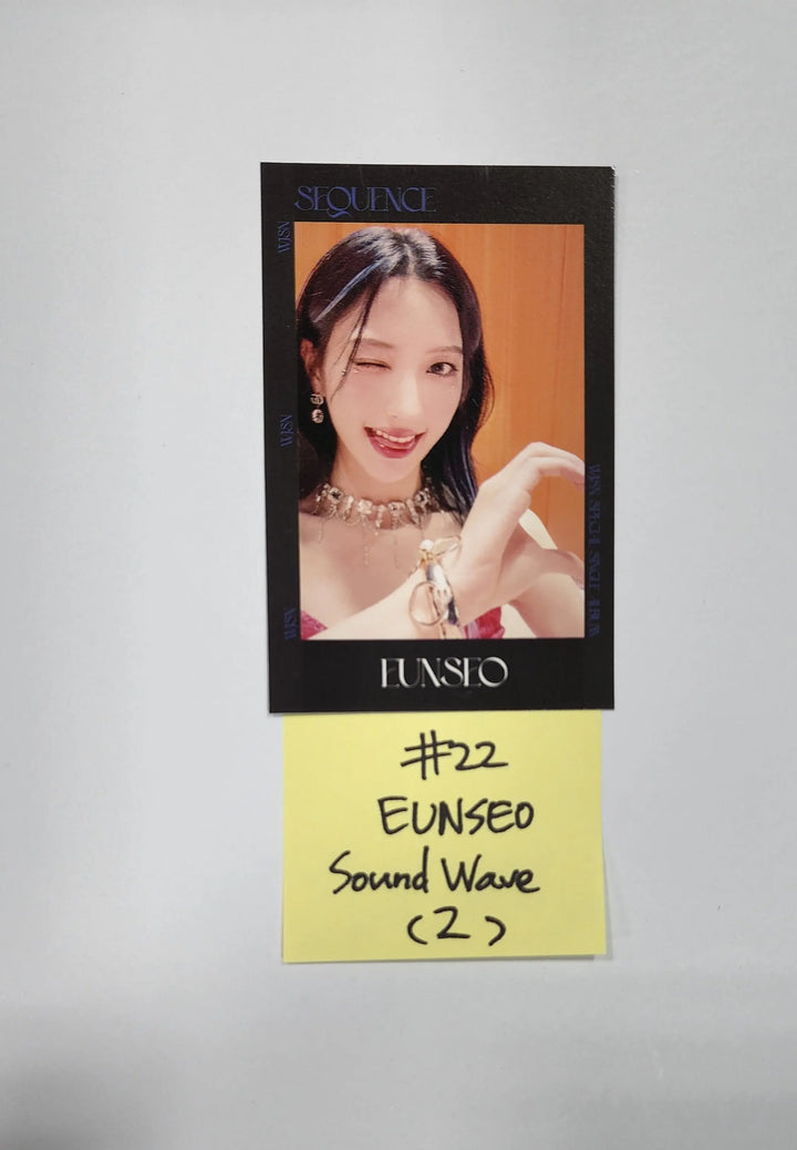 WJSN "Sequence" - Soundwave Lucky Draw Event PVC Photocard - HALLYUSUPERSTORE