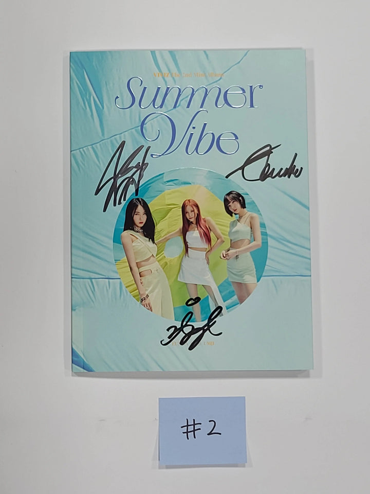 Viviz "Summer Vibe" 2nd Mini - Hand Autographed(Signed) Promo Album - HALLYUSUPERSTORE