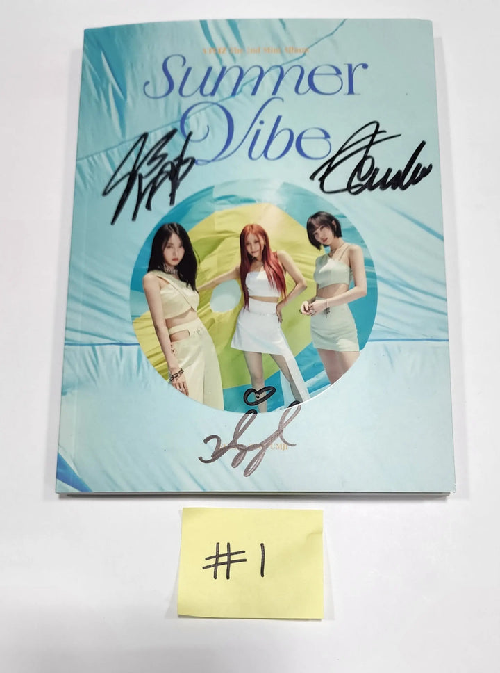 Viviz "Summer Vibe" 2nd Mini - Hand Autographed(Signed) Promo Album - HALLYUSUPERSTORE