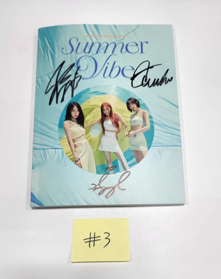 Viviz "Summer Vibe" 2nd Mini - Hand Autographed(Signed) Promo Album - HALLYUSUPERSTORE