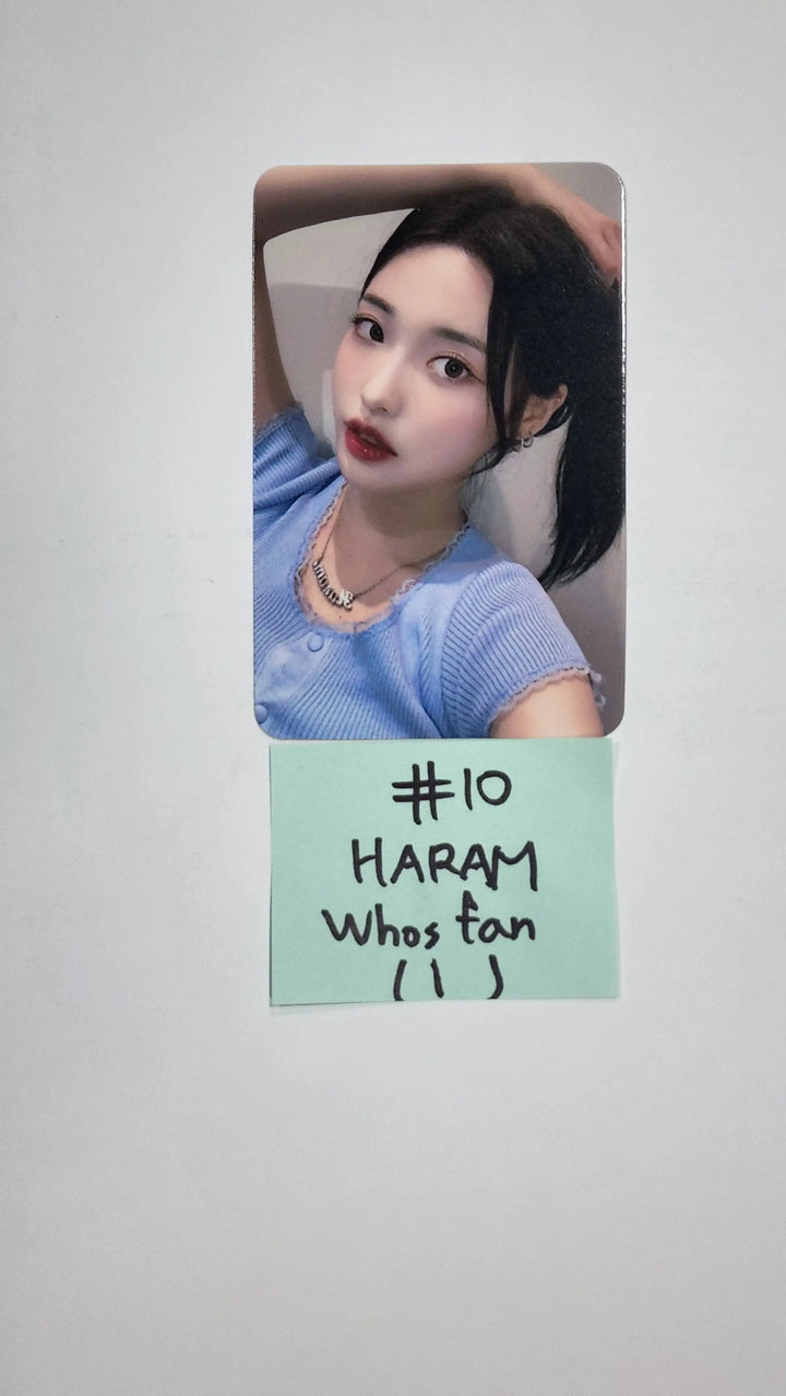 Billlie 'track by YOON: 팥빙수' - Whos Fan Cafe Lucky Draw Event PVC Photocard, Printed Photo - HALLYUSUPERSTORE