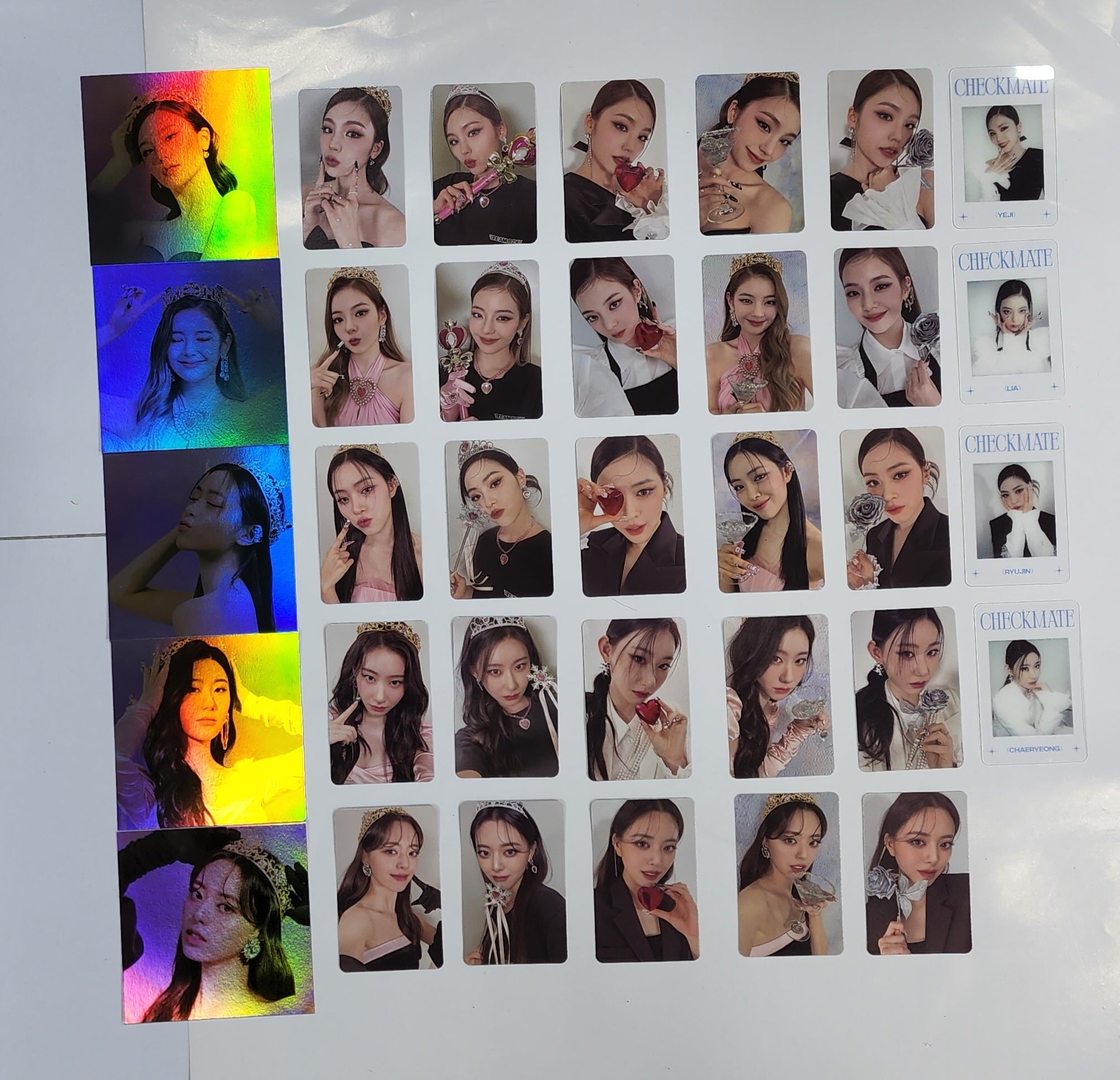 ITZY 5th Mini Album Checkmate Official Photocard Clear Card Special Card  KPOP