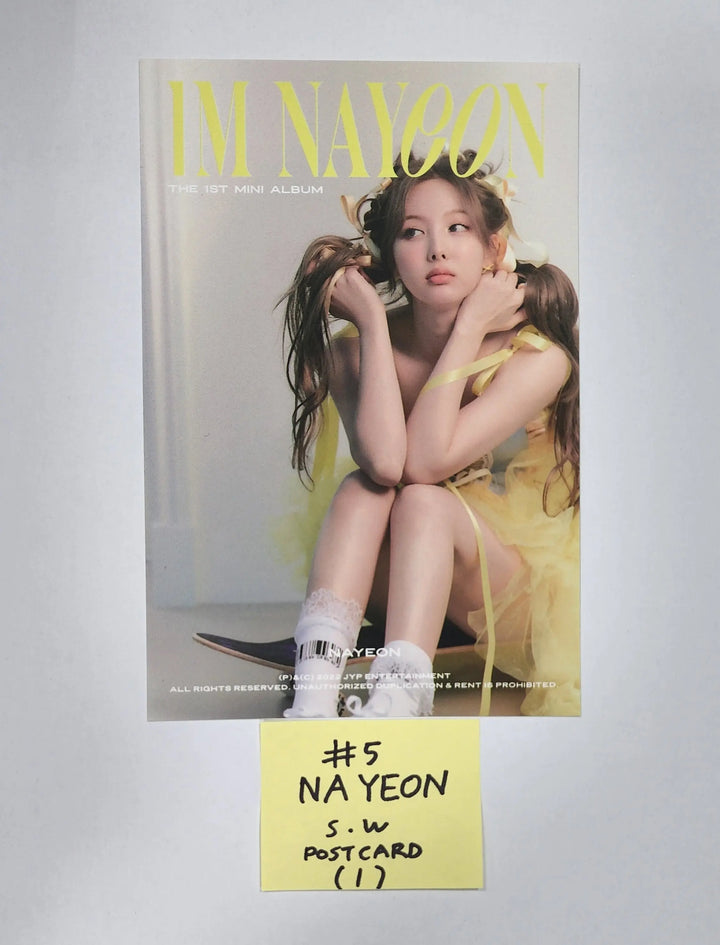 Nayeon "IM NAYEON" - Soundwave Lucky Draw Event Photocard, Postcard - HALLYUSUPERSTORE