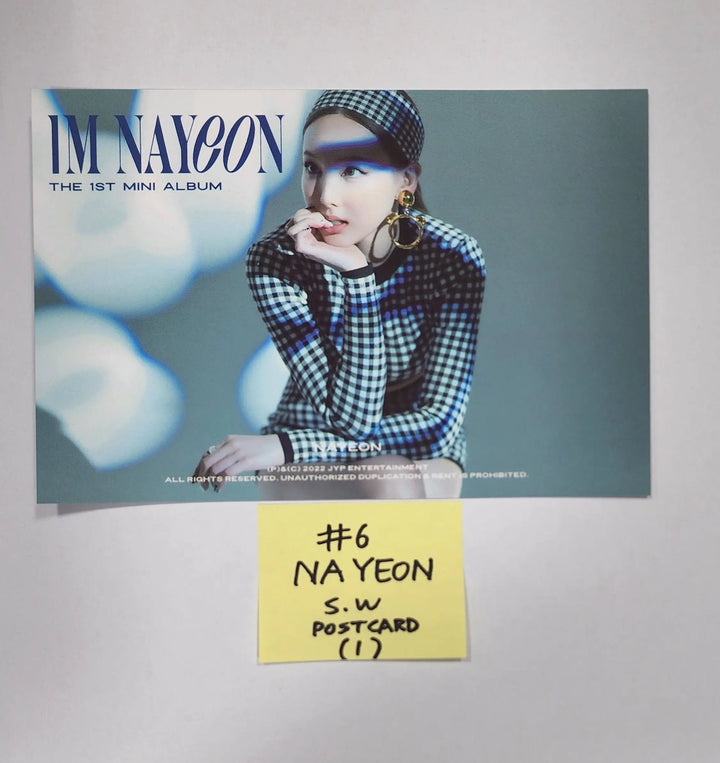 Nayeon "IM NAYEON" - Soundwave Lucky Draw Event Photocard, Postcard - HALLYUSUPERSTORE