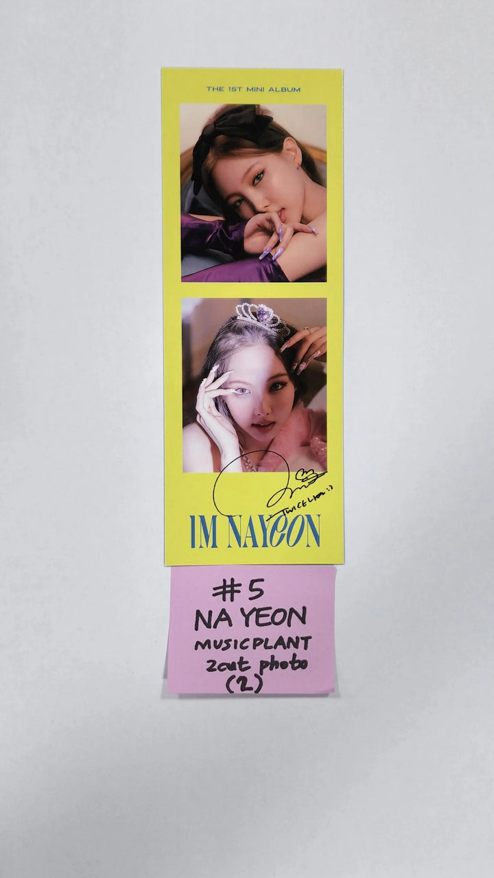 Nayeon "IM NAYEON" - Music Plant Lucky Draw Event Photocard, 2 Cut Photo - HALLYUSUPERSTORE