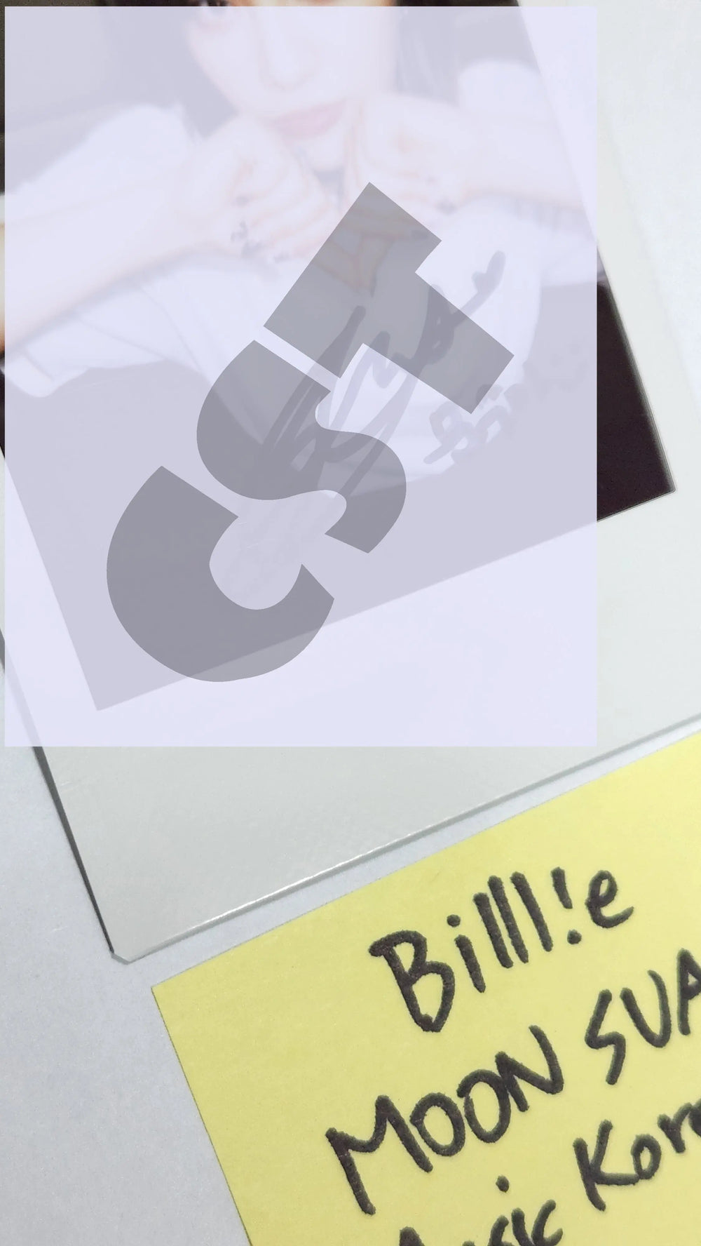 SUA (of Billlie) 'track by YOON: 팥빙수' - Hand Autographed(Signed) Polaroid - HALLYUSUPERSTORE