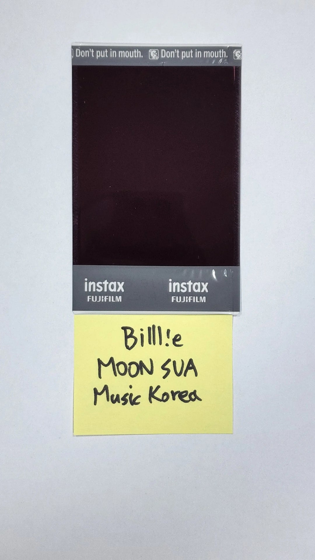 SUA (of Billlie) 'track by YOON: 팥빙수' - Hand Autographed(Signed) Polaroid - HALLYUSUPERSTORE