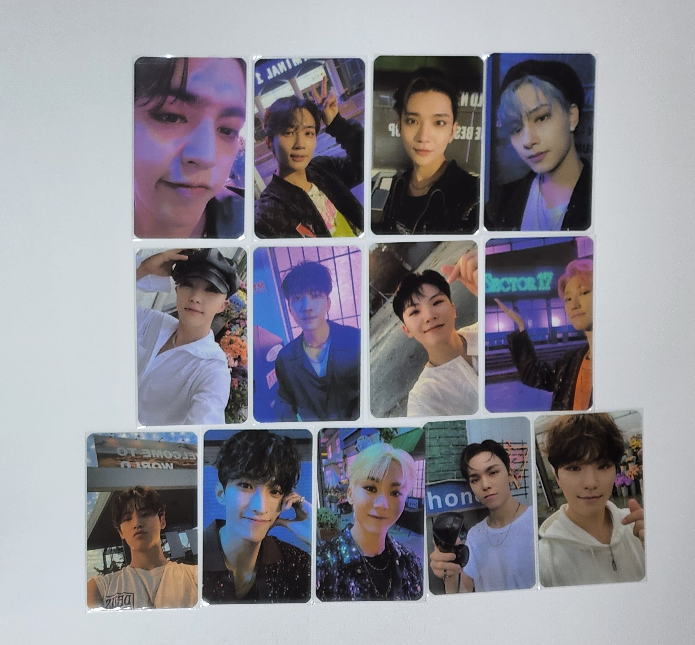 SEVENTEEN 'SECTOR 17' 4th Album Repackage - Soundwave Lucky Draw Event Slim  PVC Photocard