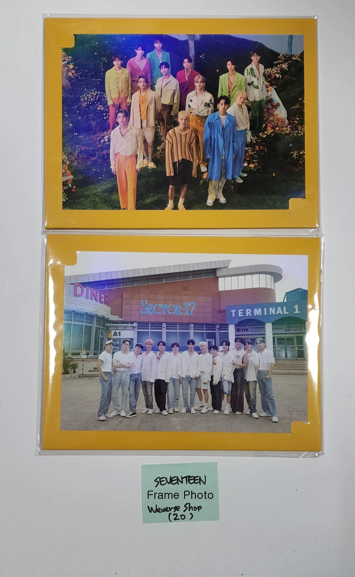 SEVENTEEN 'SECTOR 17' 4th Album Repackage - Weverse Shop Pre-Order Benefit Frame Photo Set (2EA) - HALLYUSUPERSTORE