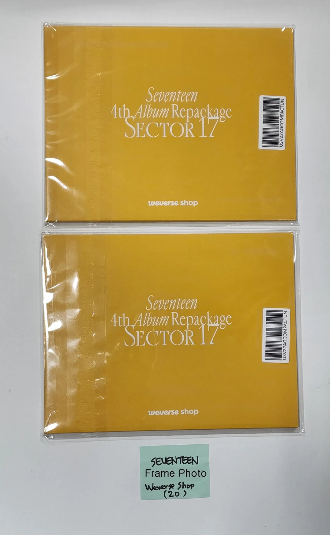 SEVENTEEN 'SECTOR 17' 4th Album Repackage - Weverse Shop Pre-Order Benefit Frame Photo Set (2EA) - HALLYUSUPERSTORE