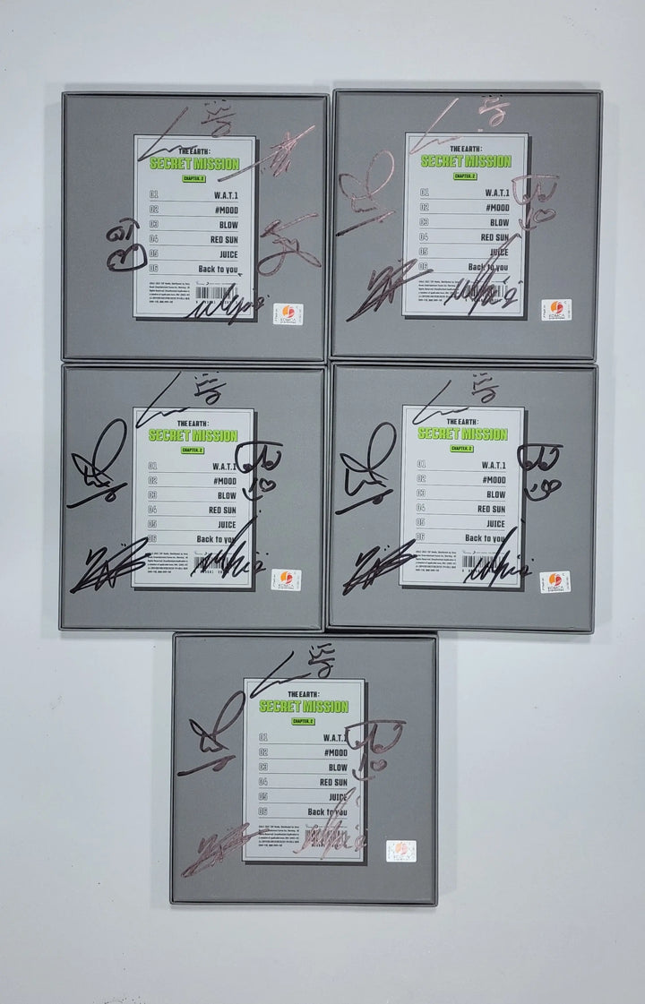 MCND 'THE EARTH : SECRET MISSION Chapter.2' - Hello82 Hand Autographed(Signed) Album - HALLYUSUPERSTORE