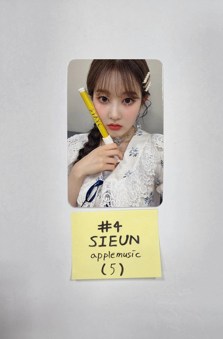 StayC 'WE NEED LOVE' - Apple Music Lucky Draw Event Photocard - HALLYUSUPERSTORE