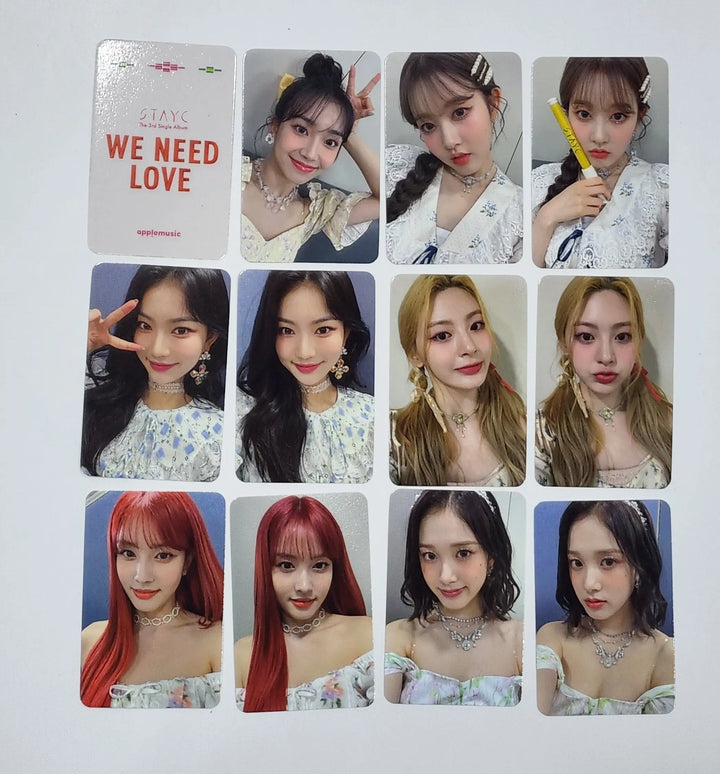 StayC 'WE NEED LOVE' - Apple Music Lucky Draw Event Photocard - HALLYUSUPERSTORE