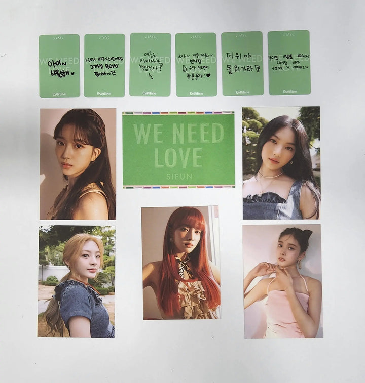 StayC 'WE NEED LOVE' - Everline Fansign Event Photocard, Postcard - HALLYUSUPERSTORE