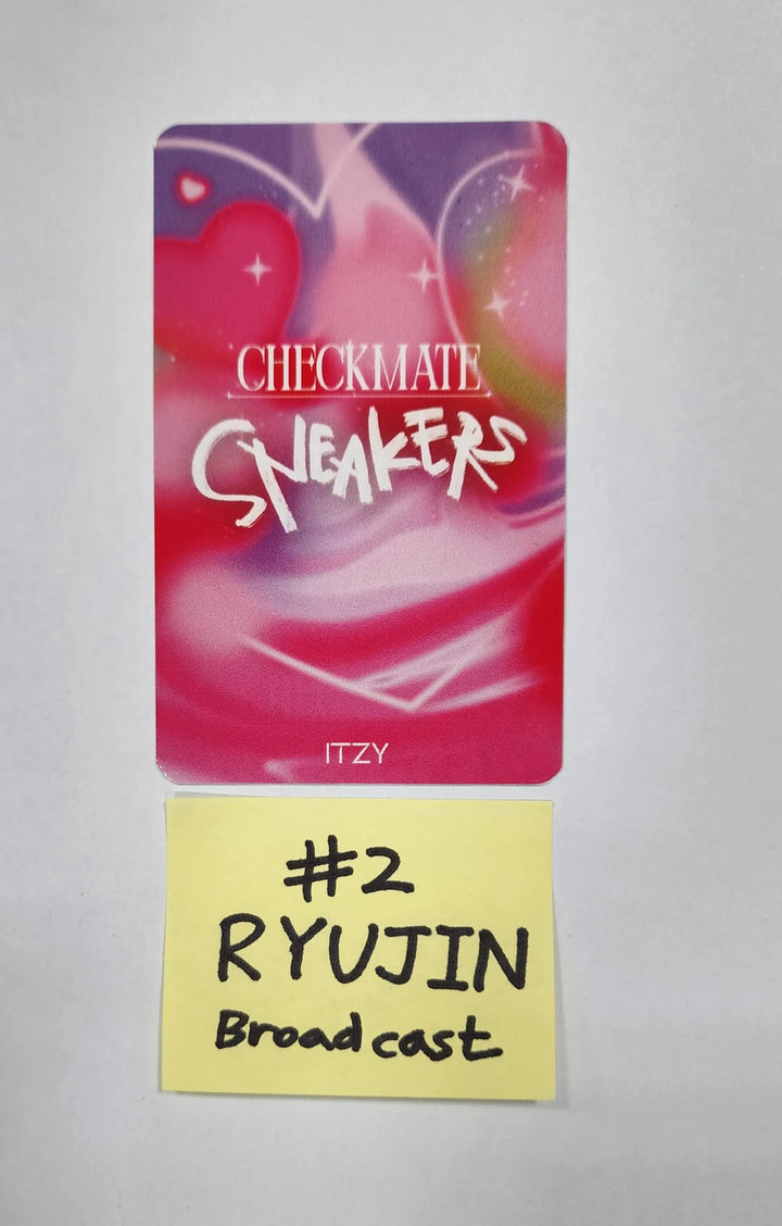 RJ, Lia (Of ITZY) ‘CHECKMATE’ - Broadcast Photocard - HALLYUSUPERSTORE